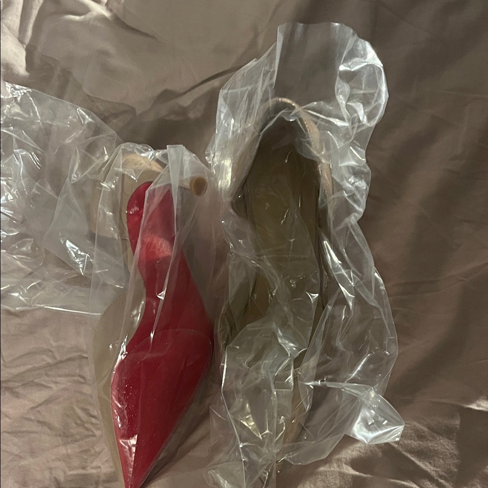 Elegant Red Women's Heels